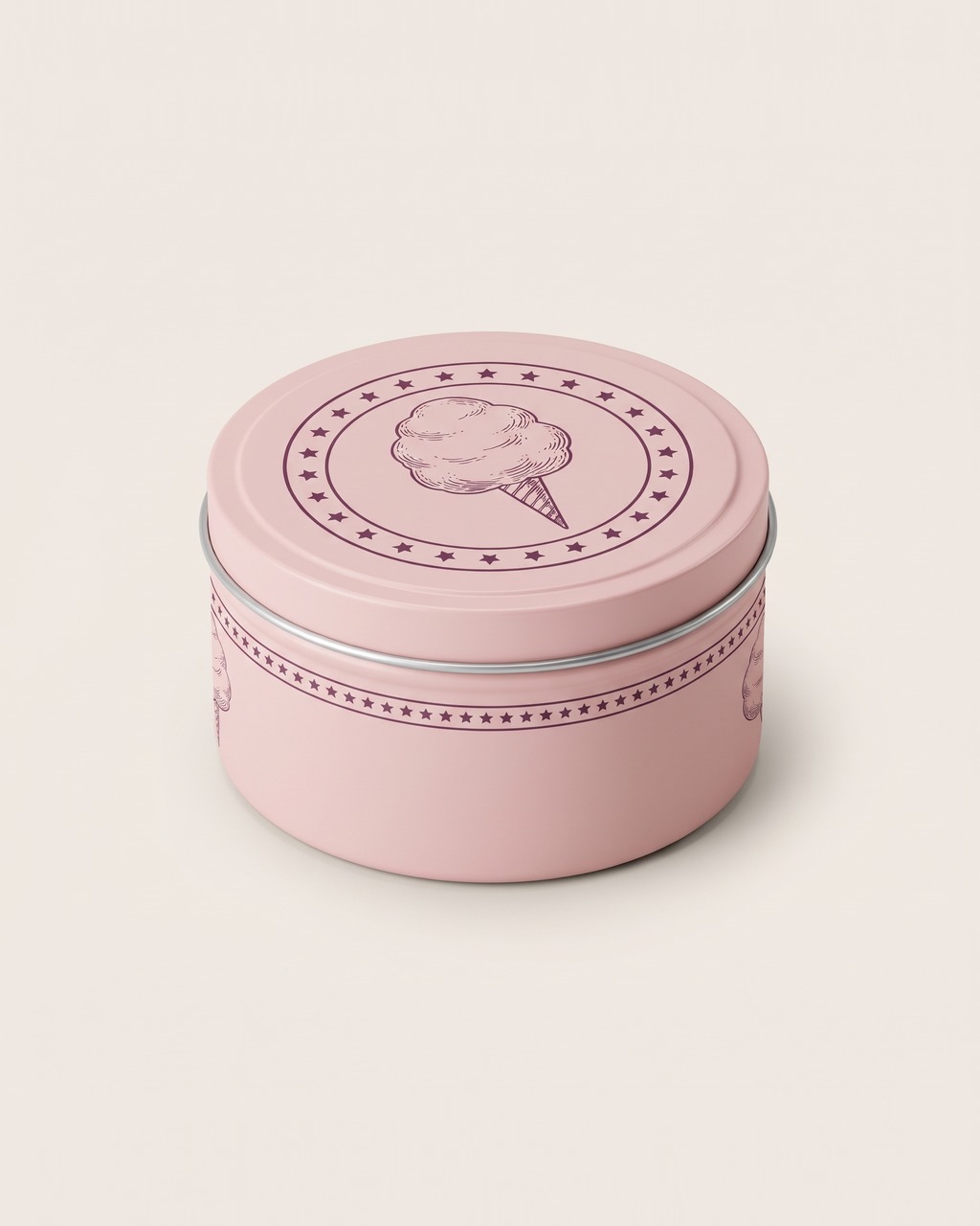 Cotton Candy Candle in Blush